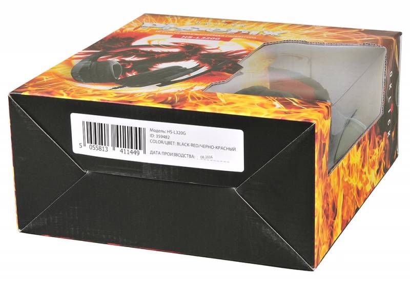 Проводная гарнитура Oklick HS-L320G Phoenix черный