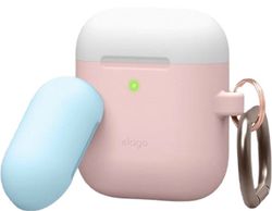 Чехол Elago для AirPods голубой/розовый/белый