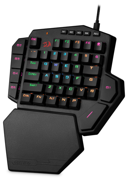Клавиатура проводная Redragon Diti X K601-RGB Outemu Blue черный