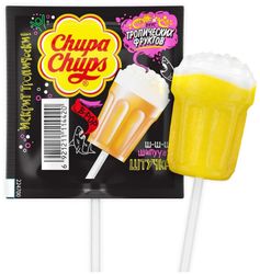 Карамель b-pop тропический 15гр Chupa Chups