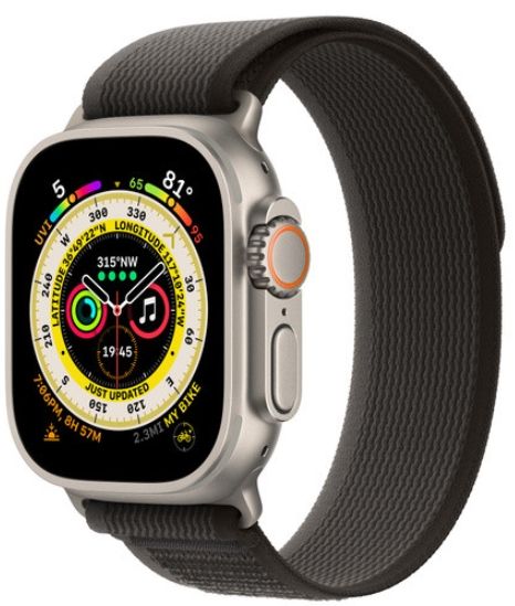 Ремешок для Apple Watch 42/44/45/49 мм Wiwu Trail Loop черный+серый