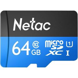 Карта памяти Netac NT02P500STN-064G-R 64 Гб
