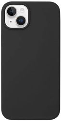 Чехол накладка Deppa Liquid Silicone Case Pro для Apple iPhone 15 черный