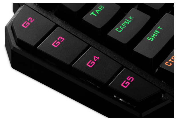 Клавиатура проводная Redragon Diti X K601-RGB Outemu Blue черный