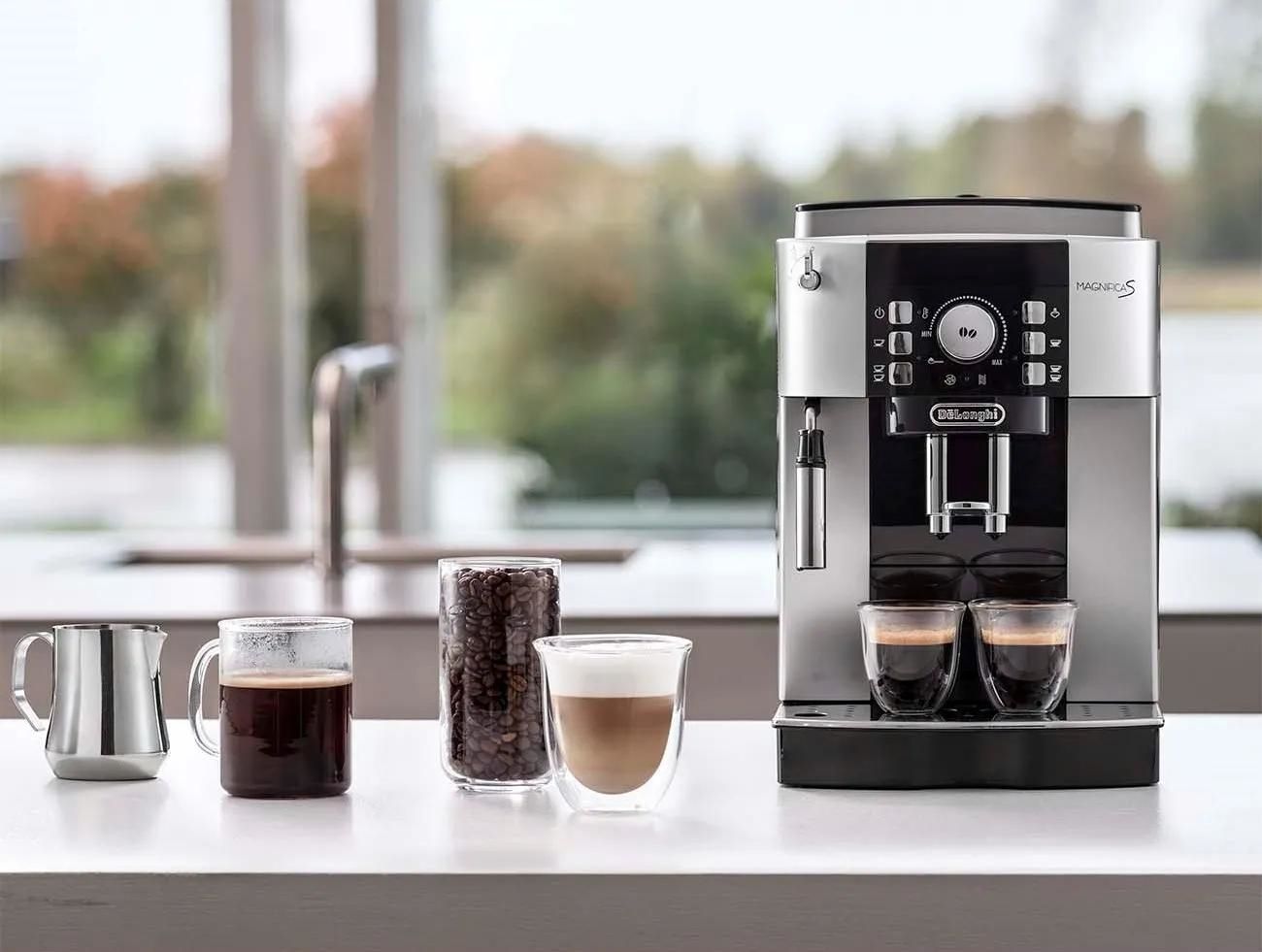 Кофемашина Delonghi ECAM 21.117.SB (ремонт кофемолки, не ставить помол ниже 2 и больше 5, менять помол, только по одной степени помола)