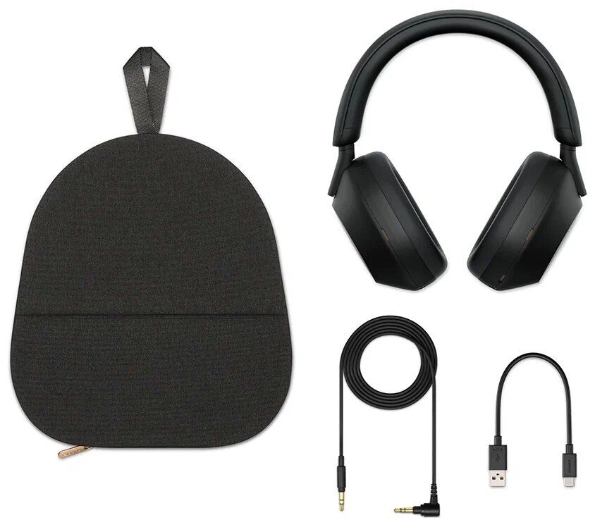 Беспроводные наушники Sony WH-1000XM5 черный