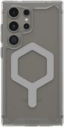 Чехол Uag Plyo PRO для Samsung Galaxy S24 Ultra совместим с MagSafe, цвет прозрачный/серебро (Ice/Silver)
