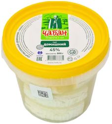 Сыр домашний 45% 800гр (ведро) Чабан