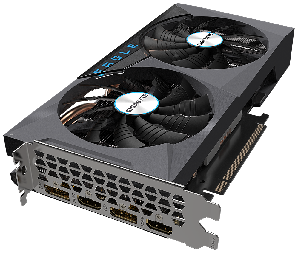 Видеокарта GIGABYTE GeForce RTX 3060 Ti [GV-N306TEAGLE-8GD 2.0] LHR 8 Гб