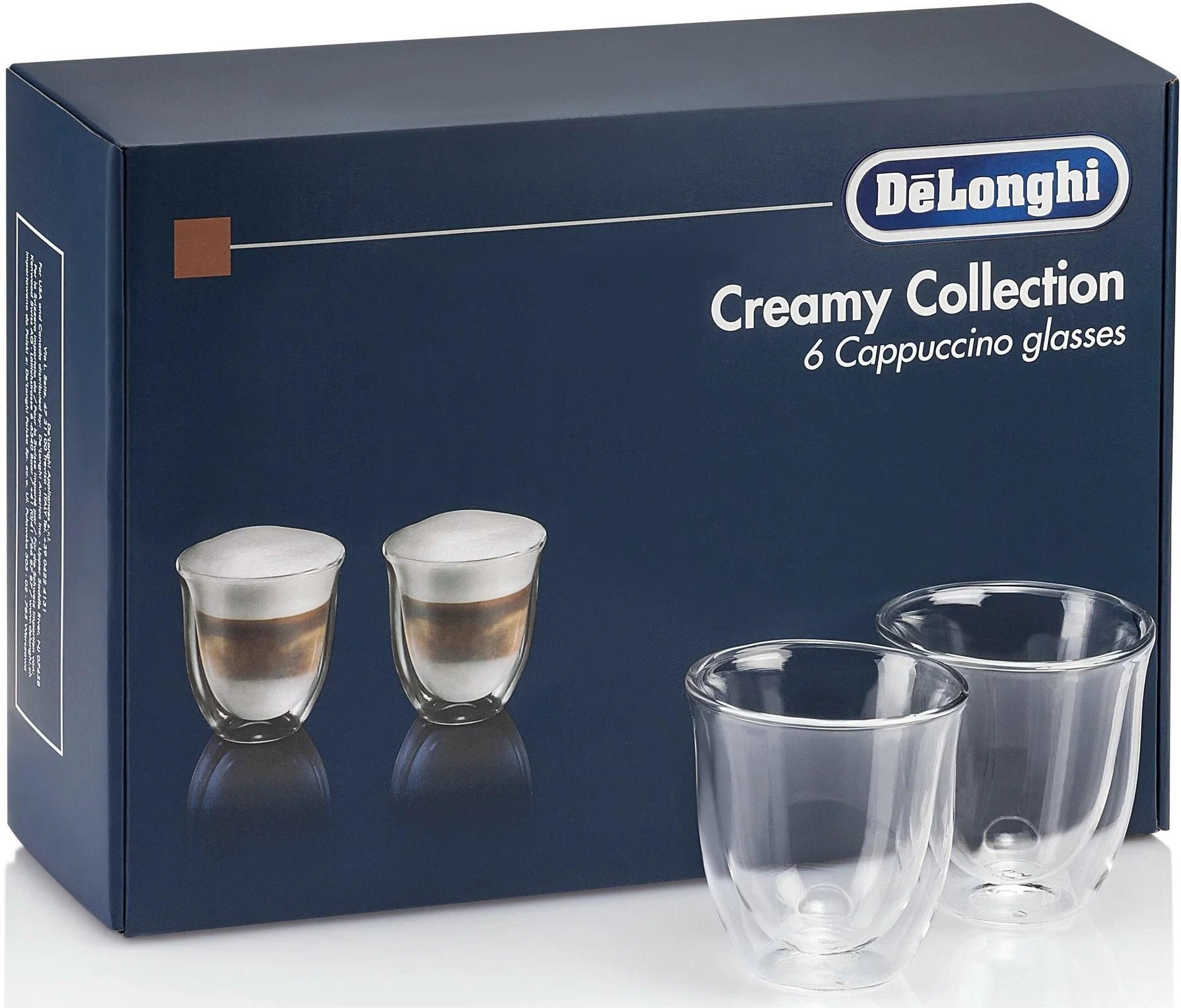 Чашки для капучино DeLonghi DLSC301 Cappucino cups, 6 шт.