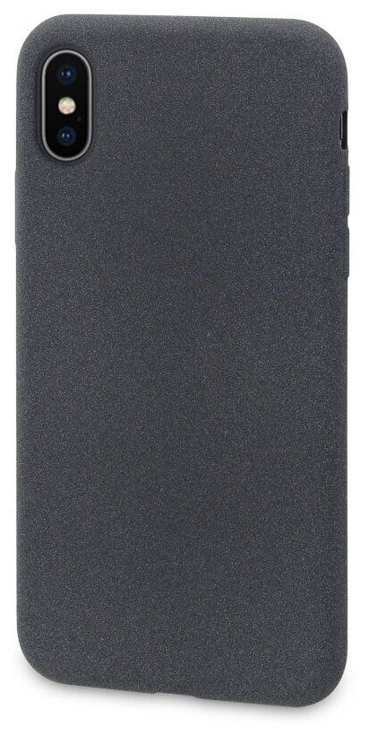Чехол-накладка DYP Liquid Pebble для Apple iPhone X/XS тёмно-серый (DYPCR00098)