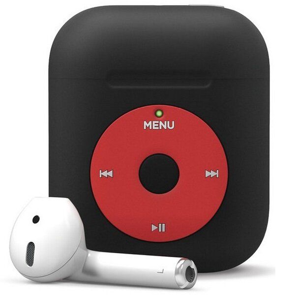 Elago для AirPods Gen 1 & 2 чехол Unique AW6 Music player case Black