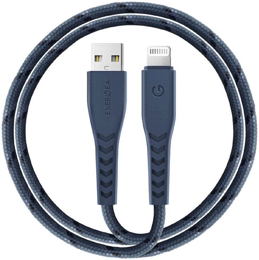 Кабель USB-A - Lightning EnergEA NyloFlex 1,5 м, синий