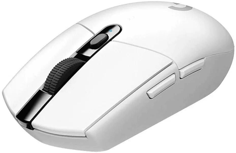 Мышь беспроводная Logitech G304 LIGHTSPEED белый (периодически перестает работать боковая клавиша)