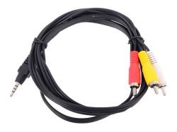 Кабель соединительный Telecom TAV4545-1.5M Jack 3.5 (m) - 3xRCA (m)