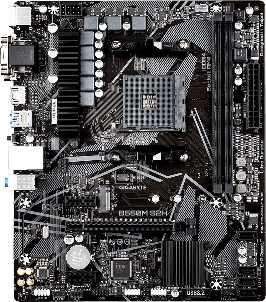 Материнская плата GIGABYTE B550M S2H