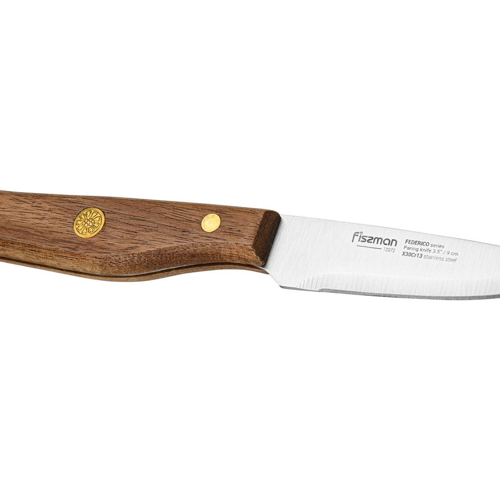 12072, 12072 FISSMAN Нож Овощной 9см FEDERICO (X30Cr13 сталь)