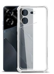 Чехол накладка Borasco Bumper Case для TECNO Pova 5 прозрачный