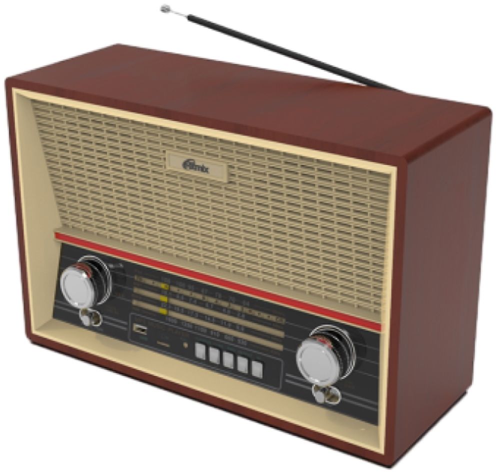 Радиоприемник Ritmix RPR-102 коричневый