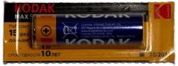 Батарейка Kodak MAX SUPER ALKALINE LR6 (10 шт)