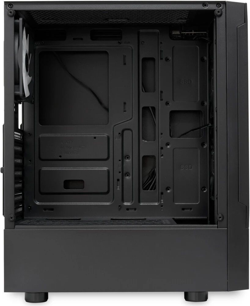 Корпус HSPD M540-TGBK-ARGB без БП черный