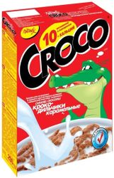 Готовый завтрак крокодильчики карамельные Croco 200гр Krosby