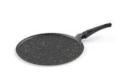 Сковорода-лавашница Кукмара 320мм, АП (темный мрамор)	 со съемной ручкой