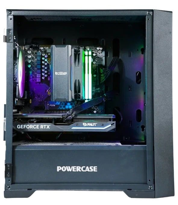 Компьютер для игр на высоких настройках на базе CPU AMD Ryzen 5 7500F + NVIDIA GeForce RTX 4060 Ti