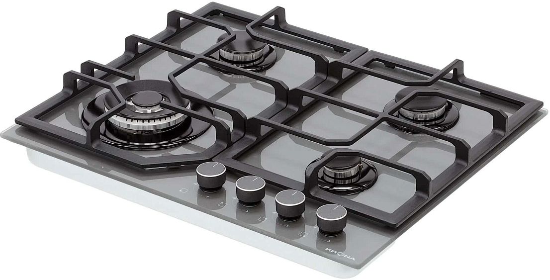 Газовая варочная панель KRONA MYSTERIUM gh 60 GR/ KRGH41 серый