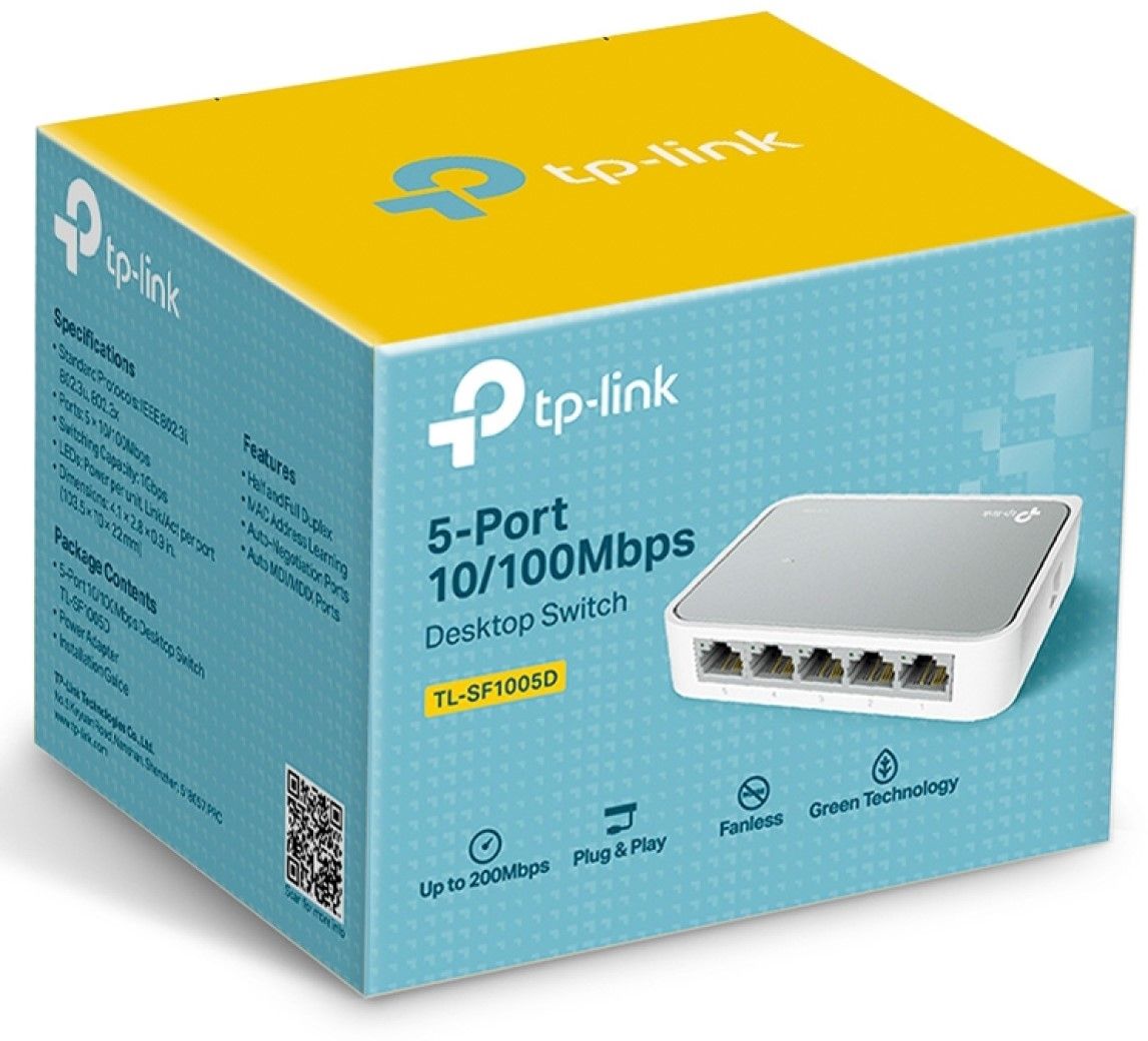 Коммутатор (switch) TP-LINK TL-SF1005D - купить в 05.RU, цены