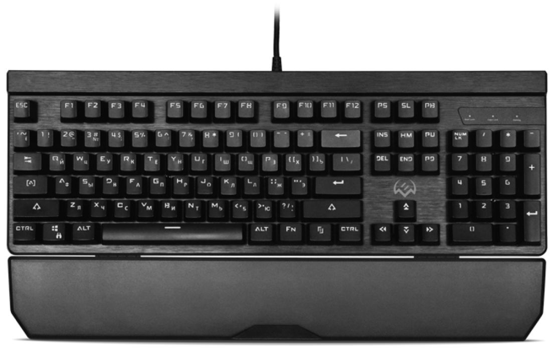 Клавиатура проводная SVEN KB-G9500 Outemu Blue черный