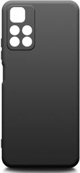 Чехол Silicone Case матовый для Xiaomi Poco M4 Pro 5G  черный, Borasco