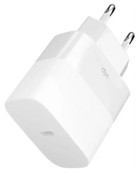 Сетевое зарядное устройство "vlp" G-Charge 45Вт USB-C+USB-С, PD, QC, белый