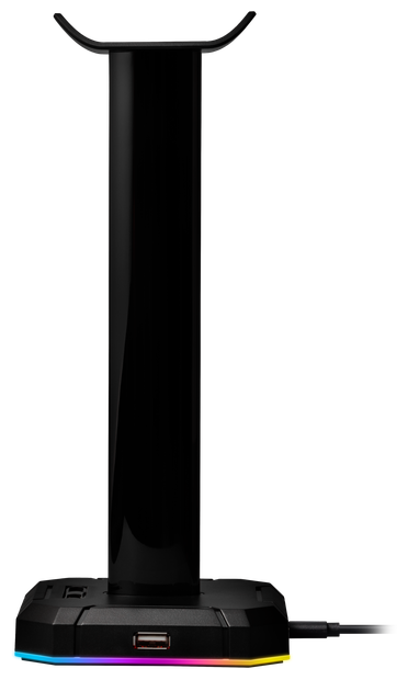 Подставка для наушников Redragon Scepter Pro  (USB хаб, подсветка) 