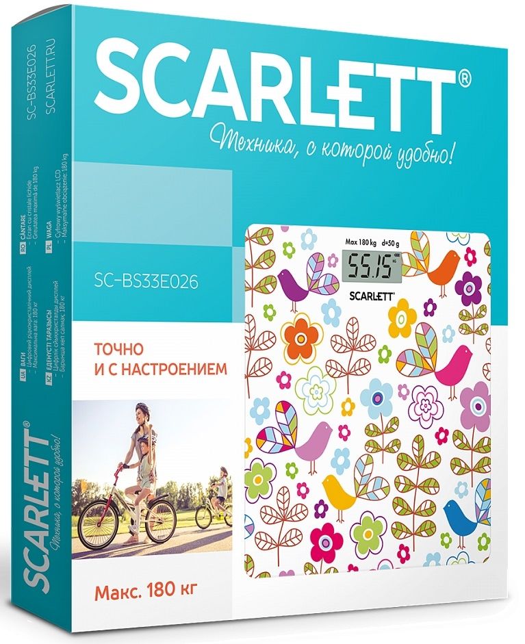 Весы напольные Scarlett SC-BS33E026