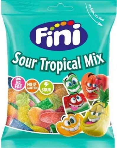 Мармелад жевательный Tropical Mix Sour 90гр Fini