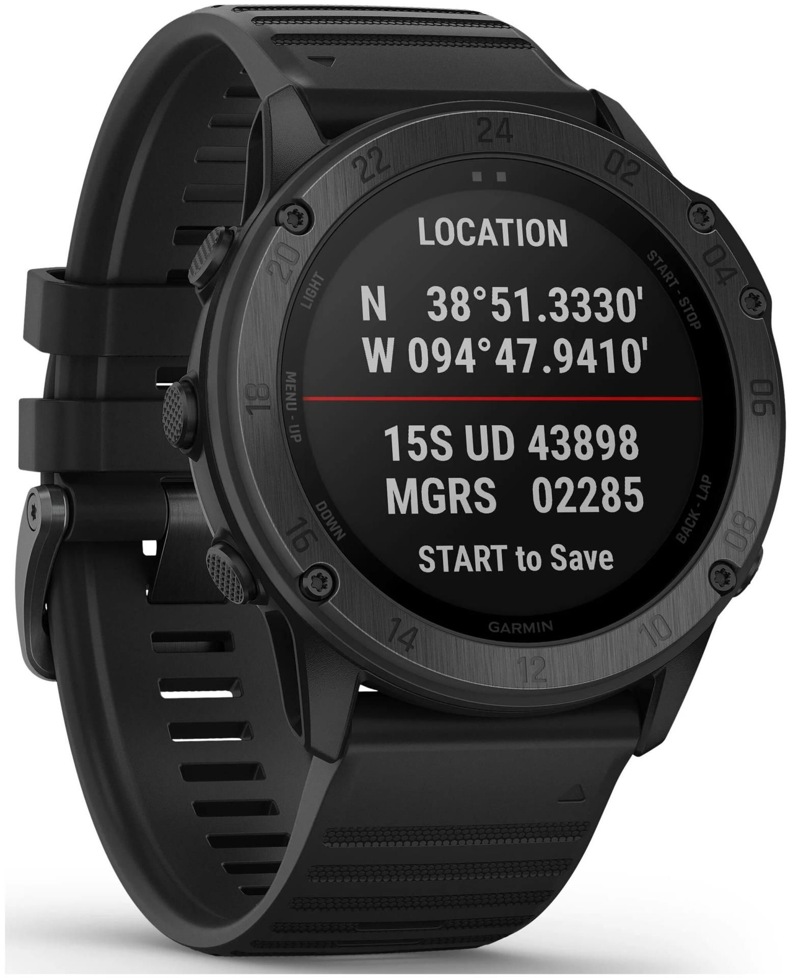 Смарт-часы Garmin Tactix Delta Sapphire Edition черный