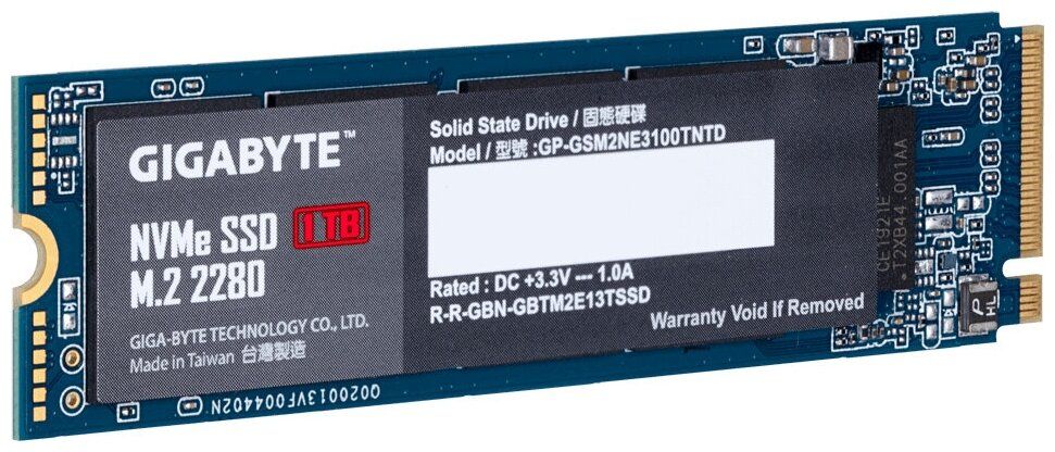 Накопитель SSD GIGABYTE [GP-GSM2NE3100TNTD] 1 000 ГБ