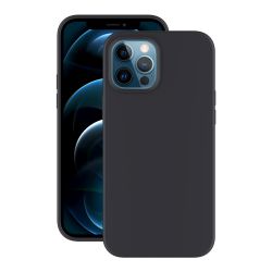 Чехол накладка Deppa Soft Silicone для Apple iPhone 12 Pro Max черный