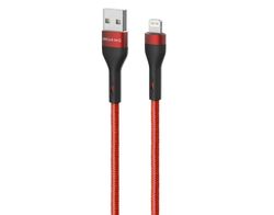 Кабель USB - Lightning Breaking Tissue 1 м, красный