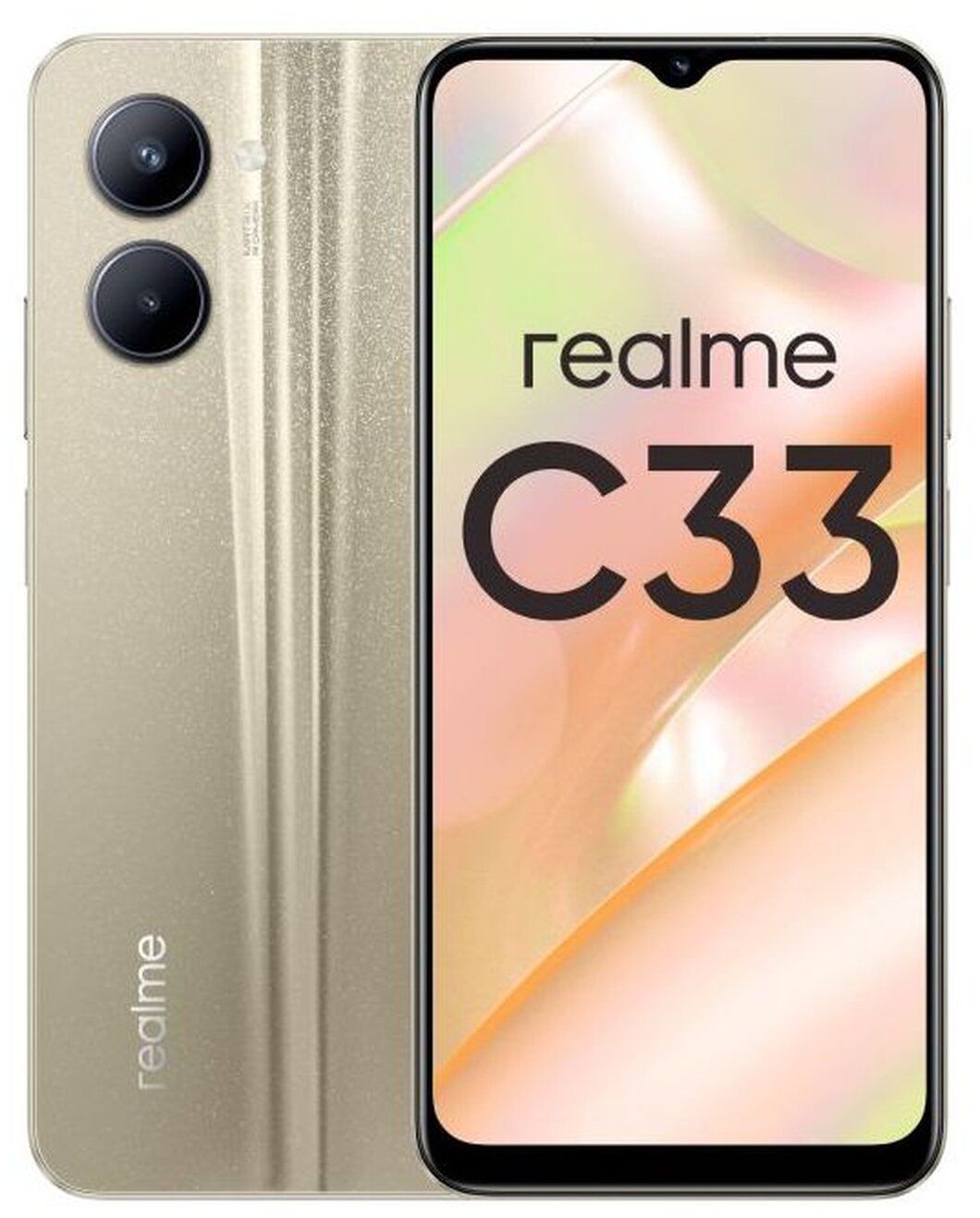 Смартфон Realme C33 3/32 Гб золотой - купить в 05.RU, цены