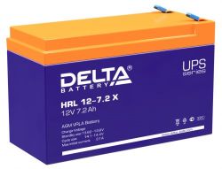 Аккумулятор для ИБП Delta HRL 12-7.2(X) (12V, 7.2Ah)