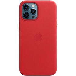 Чехол (клип-кейс) Apple для Apple iPhone 12 Pro Max Leather Case with MagSafe красный (MHKJ3ZE/A)
