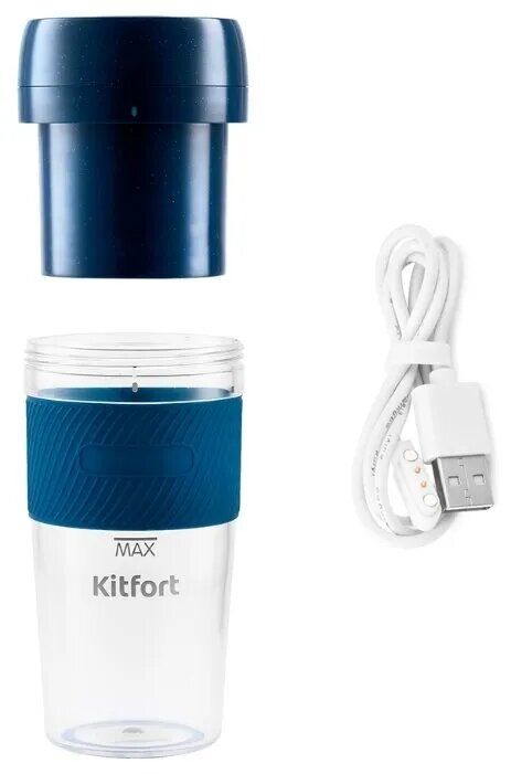 Блендер Kitfort КТ-3003 синий (не работает, не включается (брак не подтвердили))