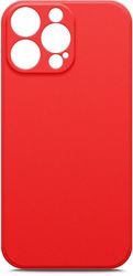Чехол накладка Borasco Microfiber Case для Apple iPhone 14 Pro Max красный