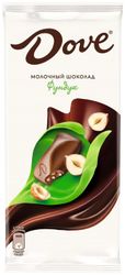 Шоколад молочный с фундуком 90гр Dove