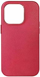 Чехол накладка Breaking M04 Leather Style Mag•Safe для Apple iPhone 14 Pro Max красный