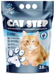 Наполнитель для кошачьего туалета силикагелевый 3,8л Cat Step Blue