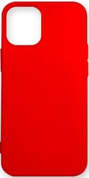 Чехол накладка Borasco Microfiber Case для Apple iPhone 13 mini красный