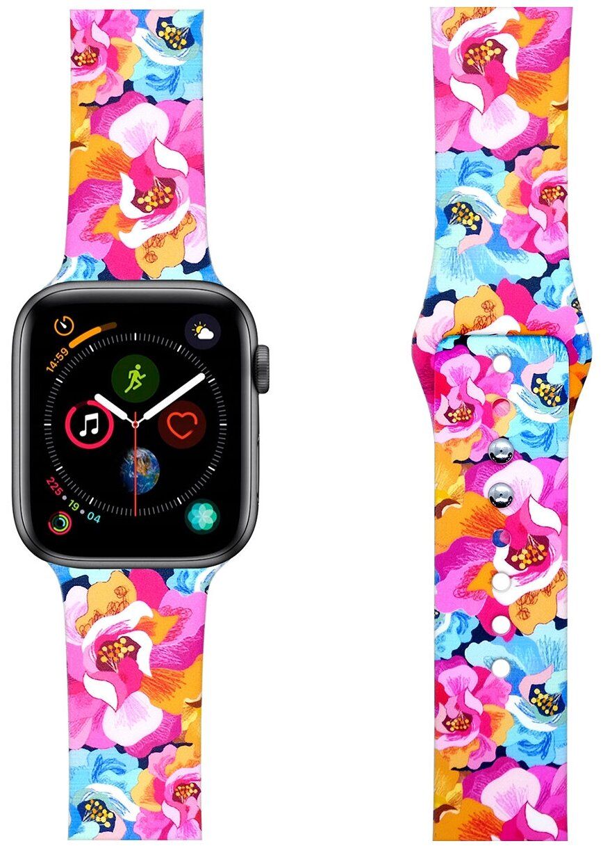 Силиконовый ремешок для Apple Watch LYAMBDA ALYA